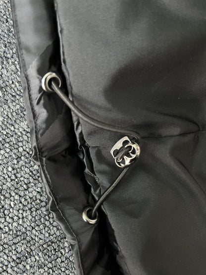 Campera Trapstar T Jacquard Puffer Negra