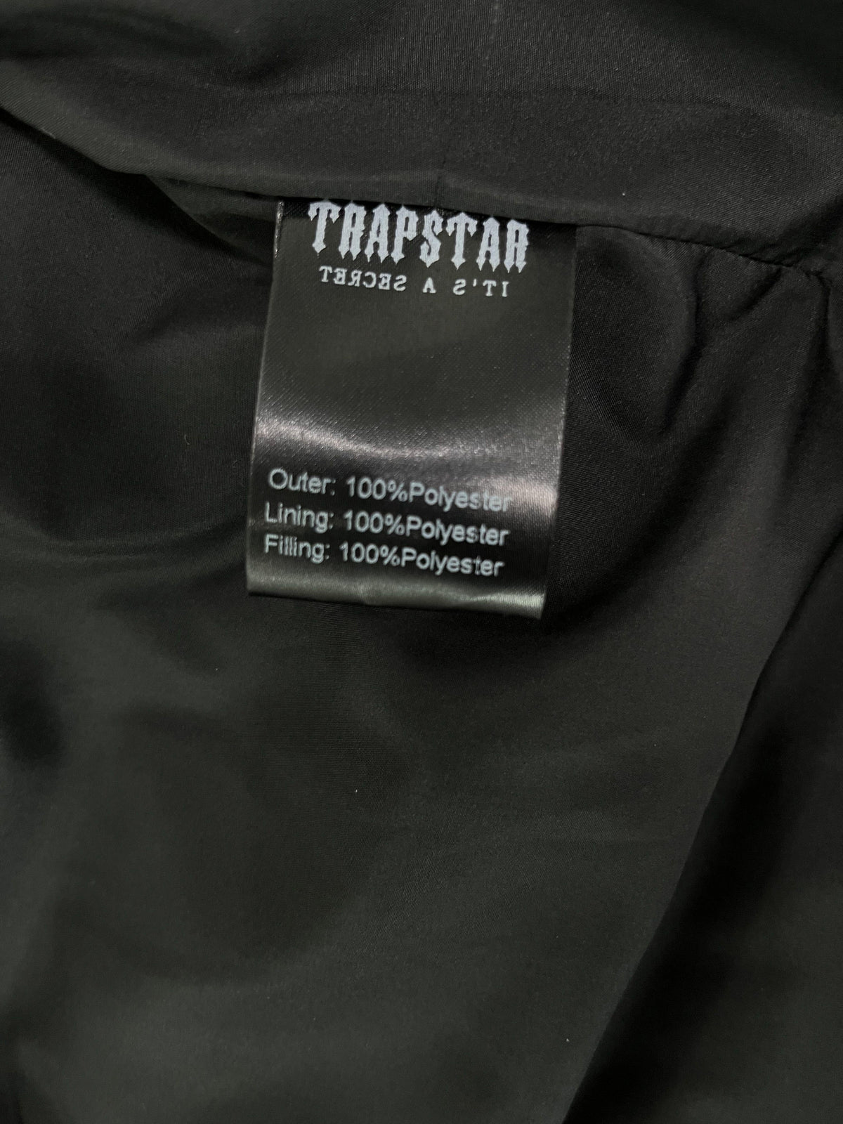 Campera Trapstar T Jacquard Puffer Negra