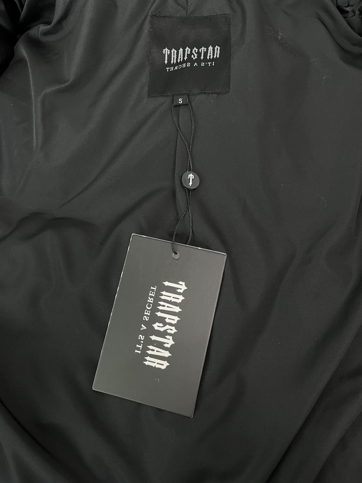 Campera Trapstar T Jacquard Puffer Negra