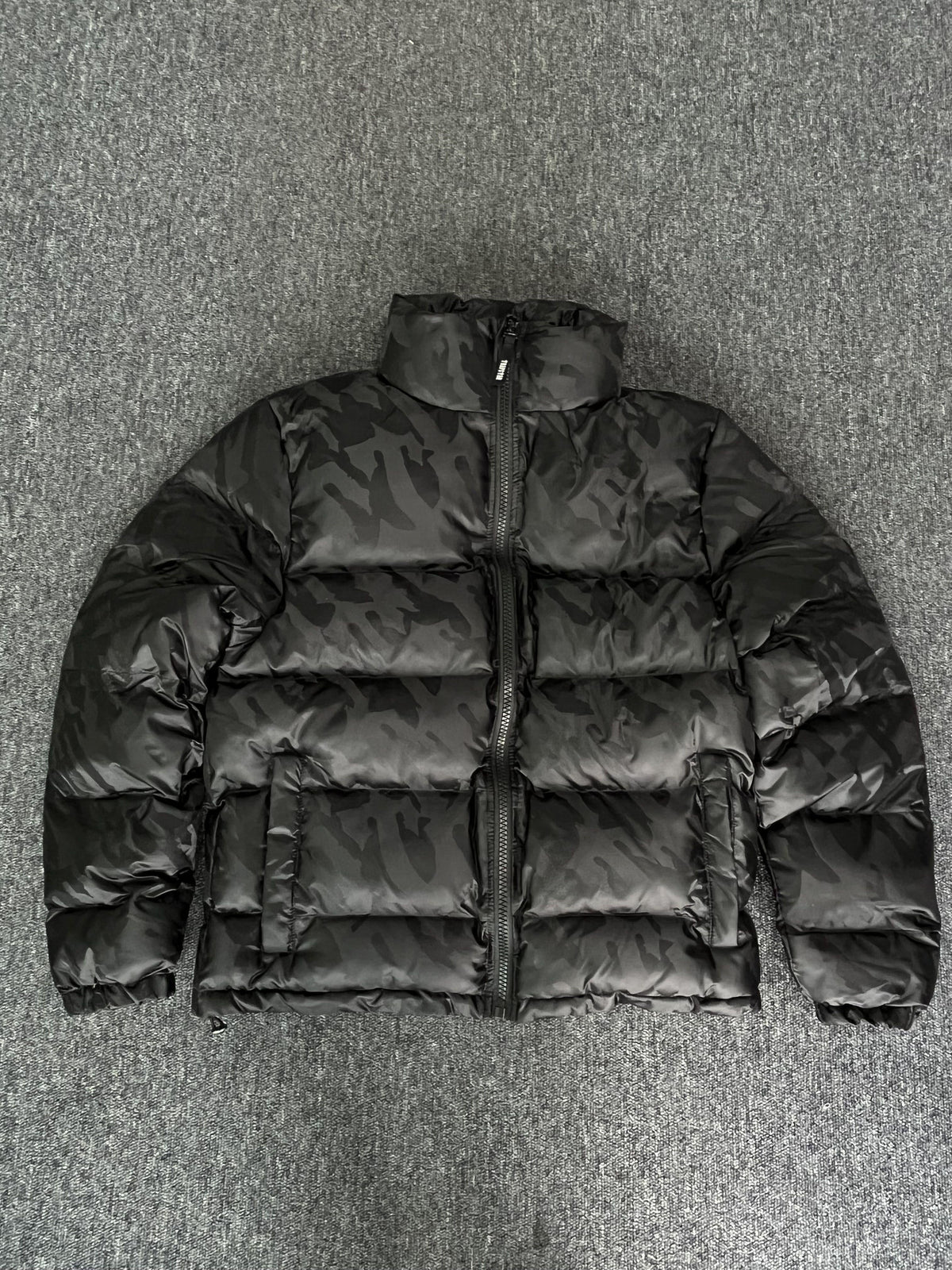 Campera Trapstar T Jacquard Puffer Negra