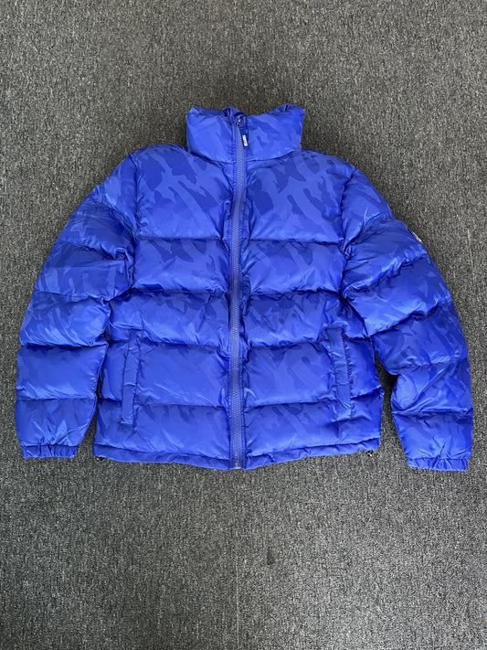 Campera Trapstar T Jacquard Puffer Azul