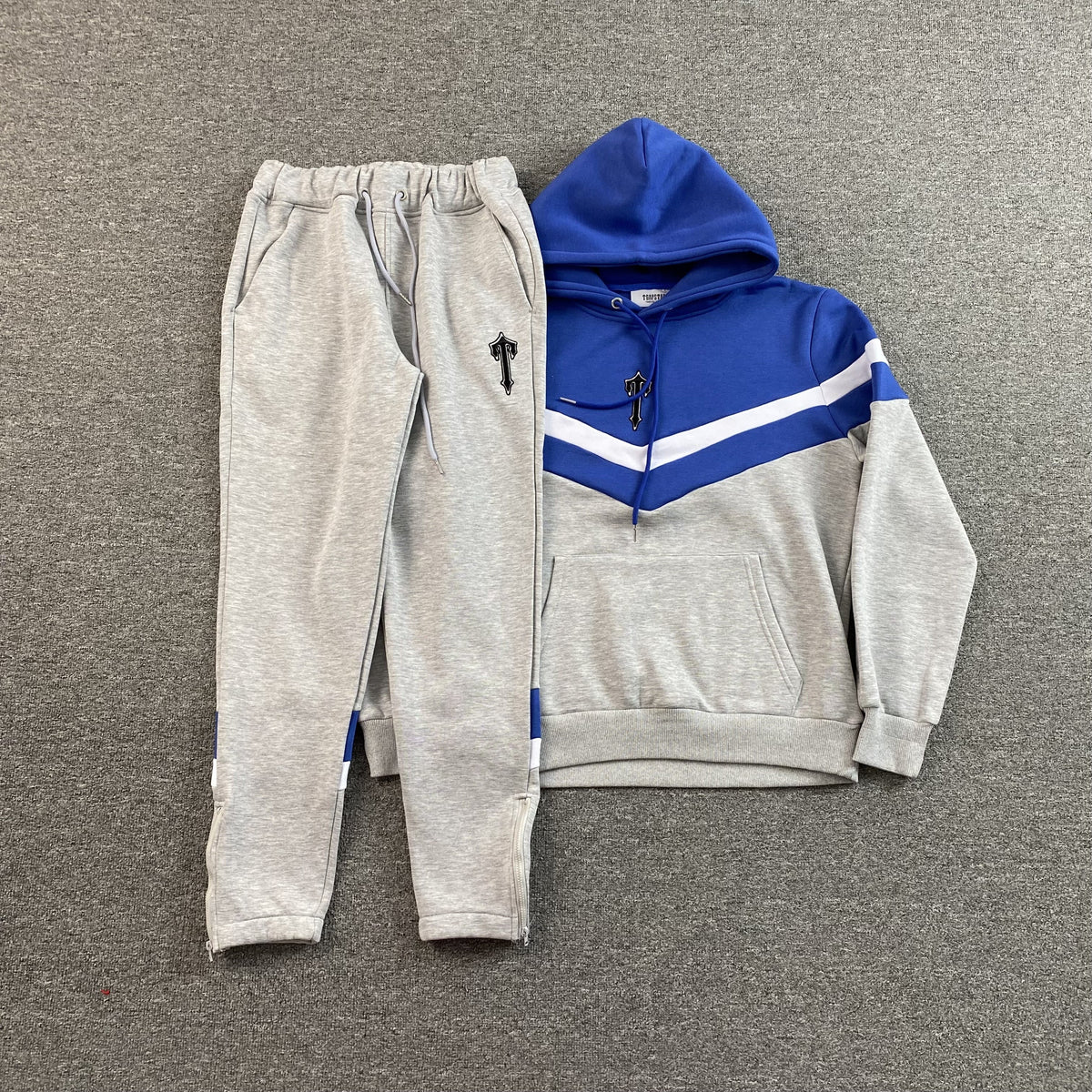 Conjunto Trapstar V Stripe Gris