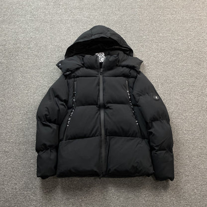 Campera Trapstar X Awful Lot Of Cough Syrup Puffer Negra