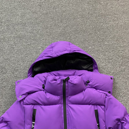 Campera Trapstar X Awful Lot Of Cough Syrup Puffer Violeta